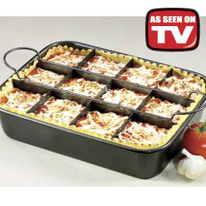 LASAGNA KÉSZÍTŐ TÁLCA / PERFECT LASAGNA PAN SET – AS SEEN ON TV /