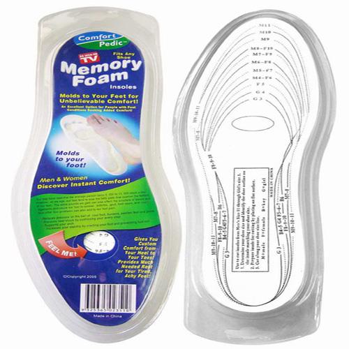 MEMÓRIAHABOS EMLÉKEZŐ TALPBETÉT / MEMORY FOAM INSOLES /