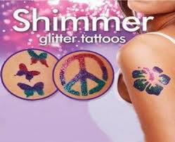 SHIMMER Glitter Tattoos csillámtetováló készlet