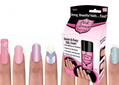 PINK ARMOR NAIL GEL körömerősítő  gél lakk