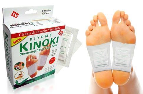 KIYOME KINOKI CLEANSING DETOX FOOT PADS méregtelenítő lábtapasz szett 5pár