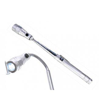 LED LÁMPA TELESZKÓPOS MÁGNESSEL 57cm Aluminum 3 LED Telescopic Light * Bell+Howell*