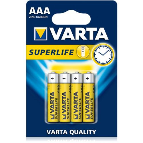 Varta AAA LR03 MN2400 Micro Superlife 1.5V féltartós alkáli elem 4db / CS