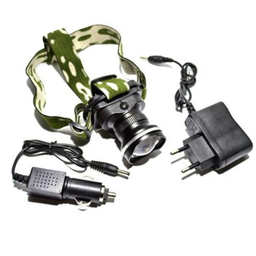 Fejlámpa Akkumulátorral 100w  Cree Led Zoom BL-6807