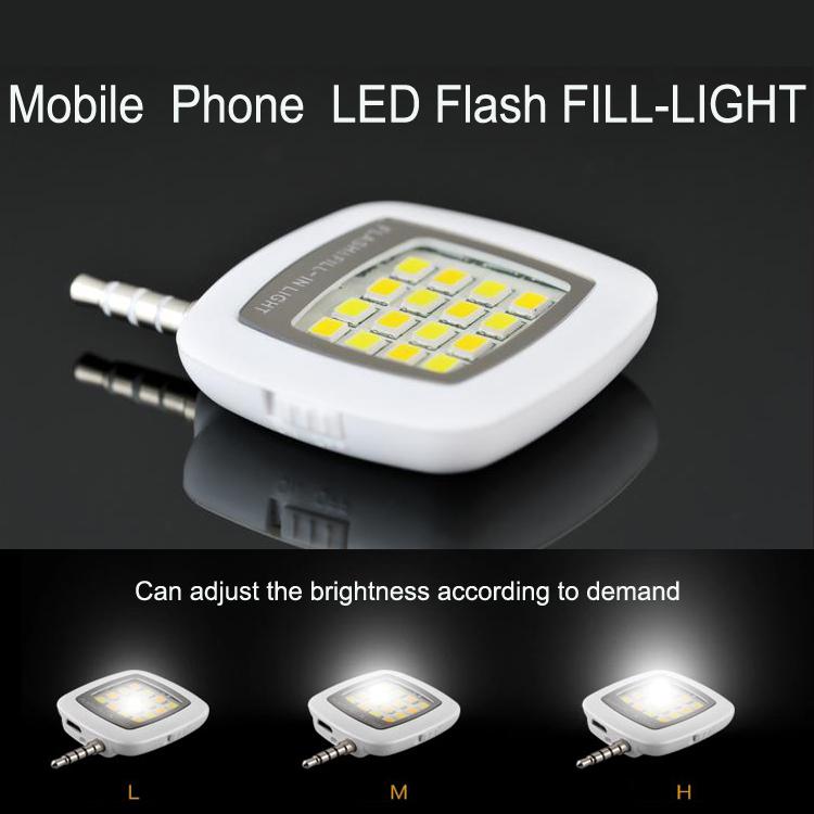 LED vaku mobiltelefonhoz ( iPhone 6 5s Galaxy S5 Note4 Multiple Photography 16 led lights )