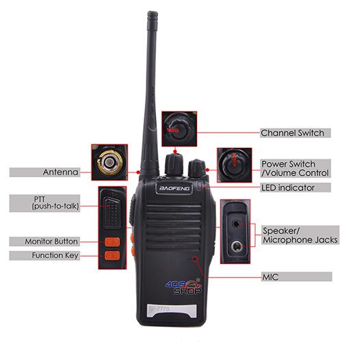 UHF adó-vevő , walkie- talkie 5-8 Km ( BAOFENG BF-777S ) 2db