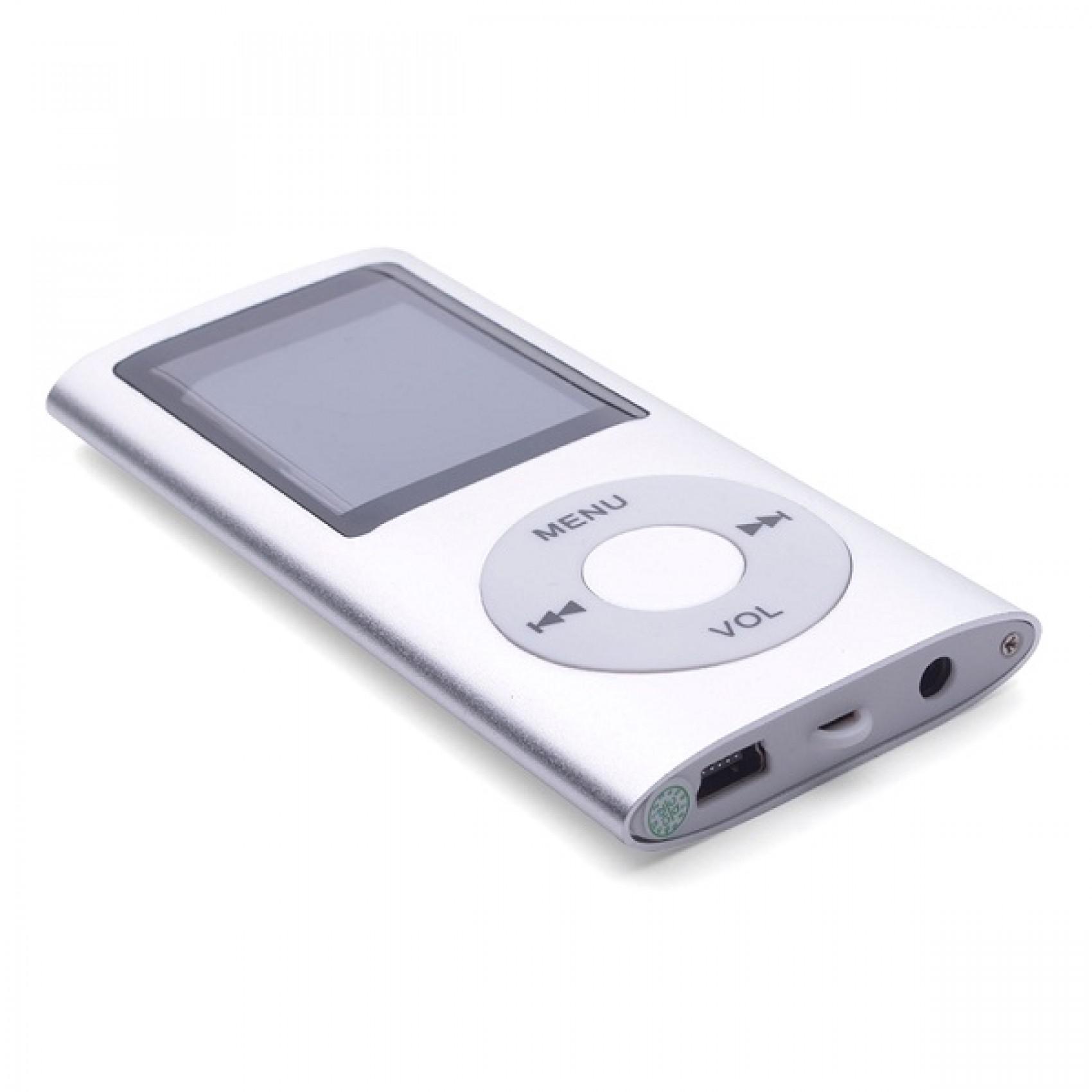 MP4 Lejatszó ( Multimedia Player with TF Card Slot -Silver )