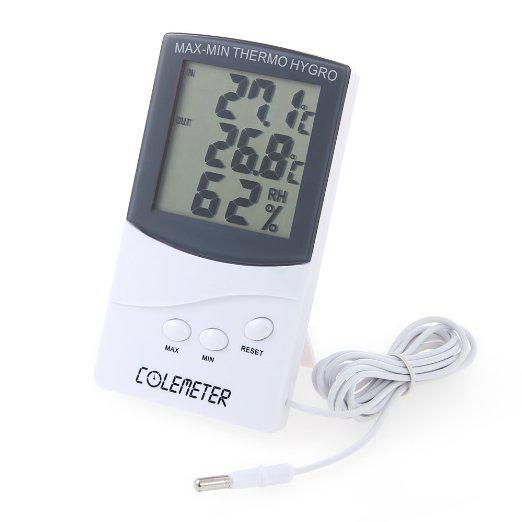Digitális LCD Beltéri Kültéri hőmérő higrométer model: TA338