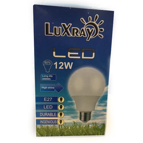 LuXRay 12W LED izzó 6000 hideg fehér K E27 