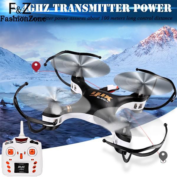 Explorers Quadcopter ( drón ) 668-A7C 2,4 GHz r / c távirányító 4 csatornás / 2,0 P Camera / 3D / 360 mód / LED