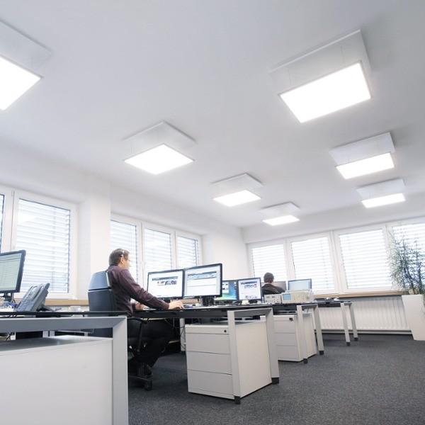 LED panel 48W tápegységgel 4500K természetes fehér négyzet alakú 60x60cm 600x600 > 45W (OA)