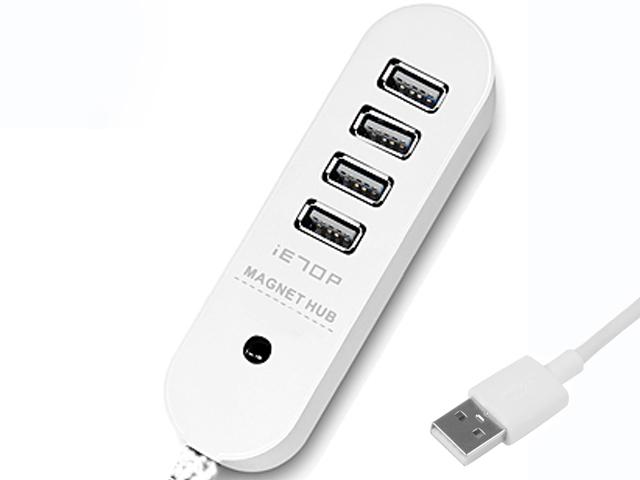 4 Port USB MAGNET HUB 2.0 20W 480Mbps