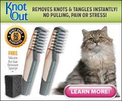 KNOT OUT HÁZI KEDVENC  ELEKTROMOS BIZTONSÁGOS  Csomó eltávolító COMBS & CUTS