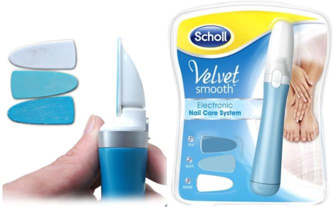 Scholl Velvet Smooth Elektromos körömápoló - Scholl Velvet Smooth Nail Care System -