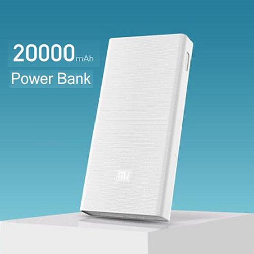 Power Bank 20000mAh, Dupla USB-portos kiment ( Fehér )