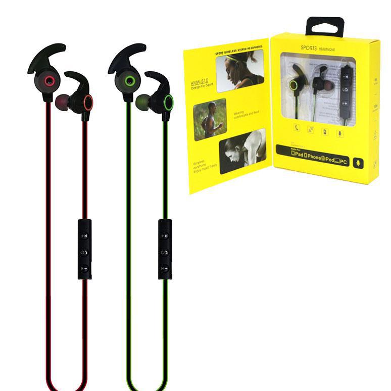 Bluetooth fülhallgató AMW-810 Wireless Sport Stereo  Headset MIC fülkampó,zajszűrés, iPhone Xiaomi IOS