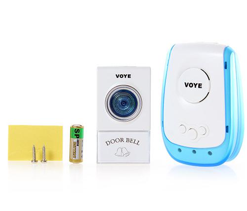 Vezeték nélküli csengő, intelligent wireless remote control doorbell VOYE Model: V009A
