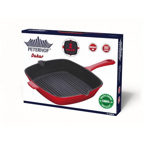 Peterhof zománcozott öntöttvas grill serpenyő 26cm