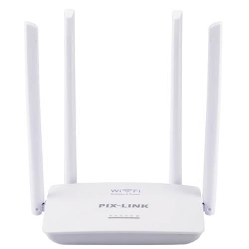 Wireless Home Router WIFI Repeater Boost Extender Network 802.11 b/g/n 5 Port RJ45 300Mbps White 4 Antennas