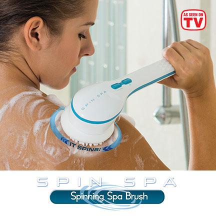 A Spin SPA Body Brush -  zuhanykefe 5 cserélhető fejjel, test masszírozó