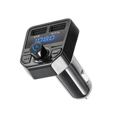 X1 transmitter autó Bluetooth  kihangosító  FM adóval Két USB töltő MP3 zenelejátszó 