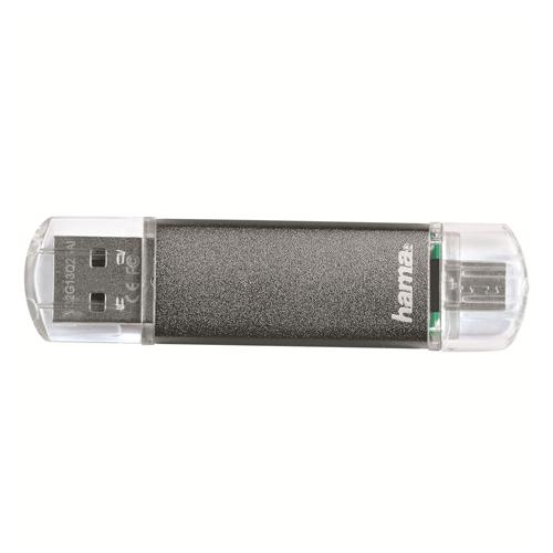 Hama Laeta Twin USB pendrive, 32GB, OTG, USB 2.0