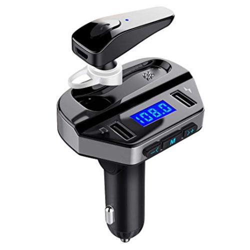 V6 autós BT/FM Wireless Transmitter + headset