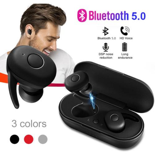 DT-1 TWS Bluetooth 5.0 Bi-audió fülhallgató töltődobozban