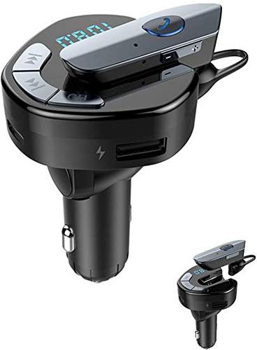 V8 autós BT/FM bluetooth Transmitter + headset