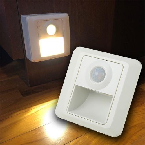 MINI LED SAROKFÉNY / 1 wattos LED-es mozgásérzékelő éjszakai fény TR-009 /