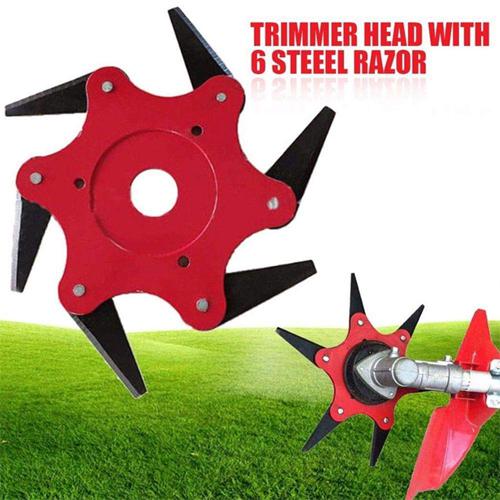 Univerzális Fűkasza vágófej 6- acél pengés / Trimmer Head 6 Steel Blades /