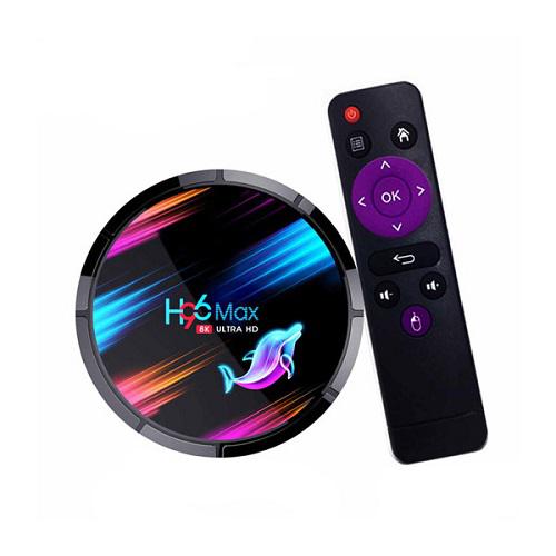 H96 Max Android Smart TV Box - tv okosító / 4 GB RAM, 32 GB ROM, Quad-Core, Android 9.0, WiFi