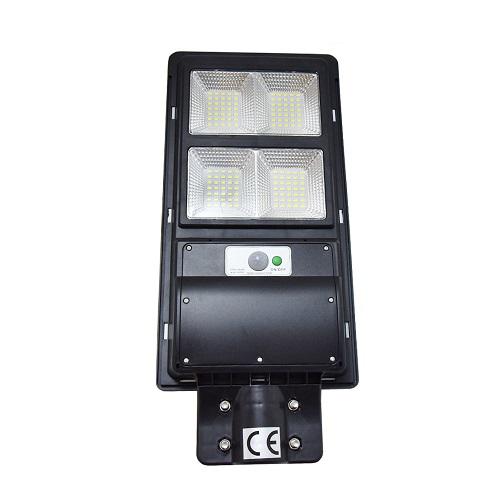 LED térvilágítás távirányítós, napelemes, fény-és mozgásérzékelős utcai szolárlámpa – 200W