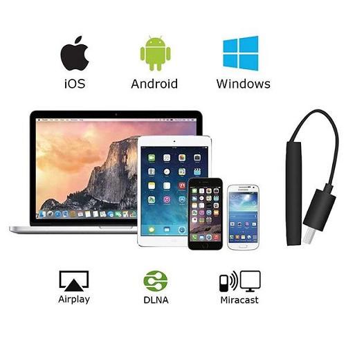 Iron cast Vezetéknélküli HDMI adapter MirrorScreen