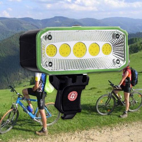 COB LED bicikli kerékpár lámpa első vagy hátsó USB tölthető CB-965
