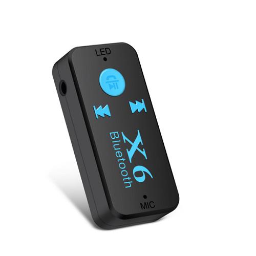 X6 Bluetooth AUX adapter SD kártya foglalattal