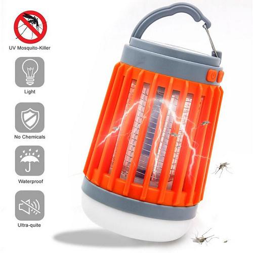 Tölthető led szúnyogirtó és lámpa 2 az 1-ben