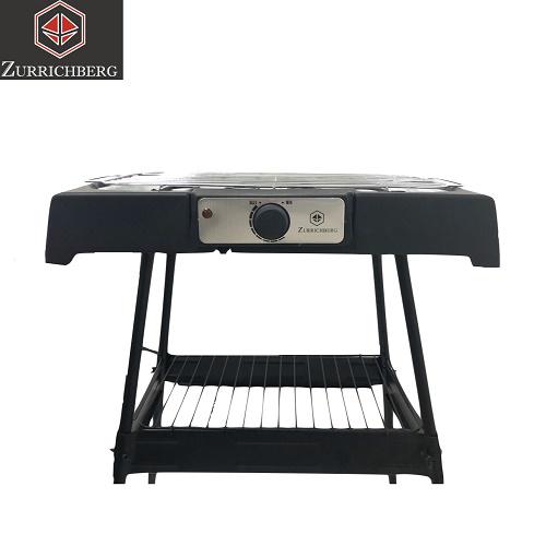 Zurrichberg 2000W Állványos Elektromos Grill és Barbecue sütő