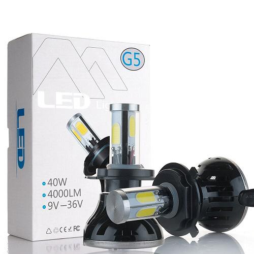 G5 COB LED Autós Izzó 40W 9-36V H1 H3 H4 H7