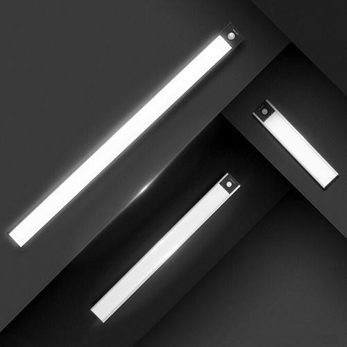 LED lámpa infravörös mozgásérzékelővel - USB-ről tölthető, 40 cm