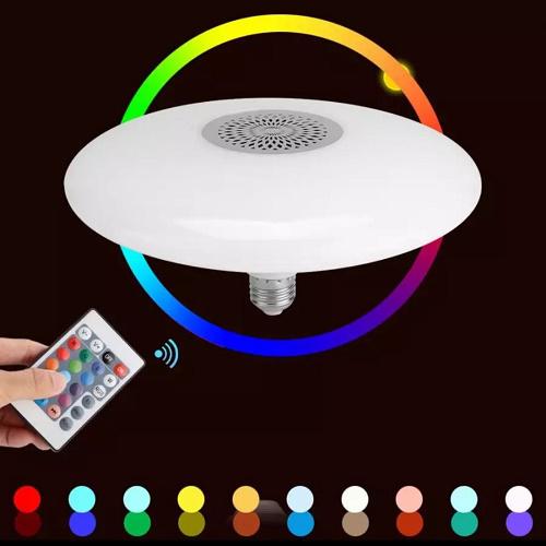 RGB UFO lámpa Hangszóróval, távirányítóval - 60W