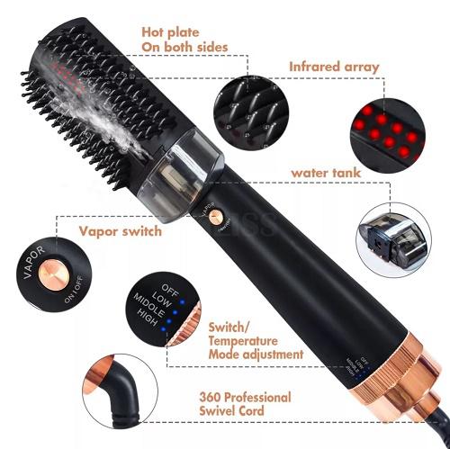 Hair Steam Brush hajszárító Infravörös + Gőz technológiával