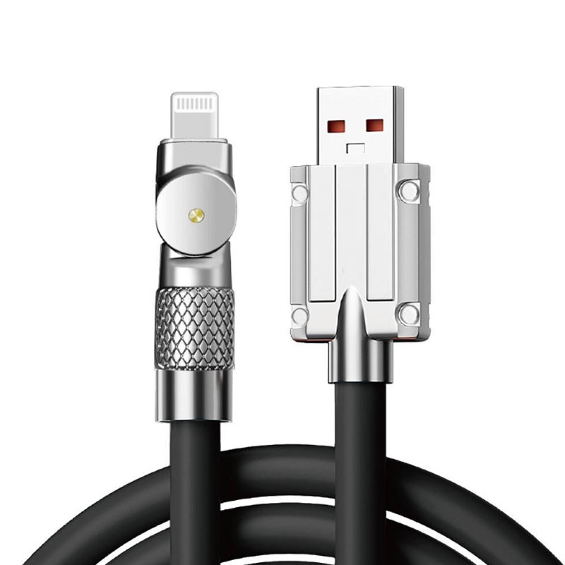 120 W-os ultragyors töltő Lightning kábel- iPhone iPad, 6A 100cm