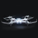 Könnyen kezelhető QuadCopter WIFI-s drón kamerával fotók és videók rögzítéséhez – fehér