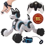 Intelligens távirányítós robot kutya - STUNT DOG -