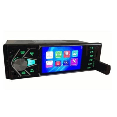 Bluetooth Multimédiás autórádió LCD 1DIN /USB/AUX IPS 4.0 TFT 12V Mirror Link 4038UM