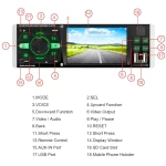 Autós Multimédiás HD Video Audio Video MP5 Lejátszó távirányítóval 4x45W 4052AI