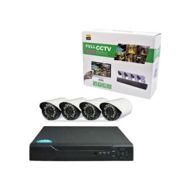Full AHD CCTV 4 Kamerás Komplett Biztonsági Megfigyelő Rendszer Full HD 6145AHD-4