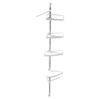 Multi Corner Shelf A-0028 sarokpolc fürdőszobához, magasság 100-320 cm