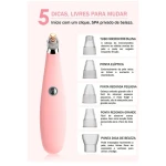 Vákuumos arctisztító, mitesszer eltávolító / multifunkcionális arctisztító